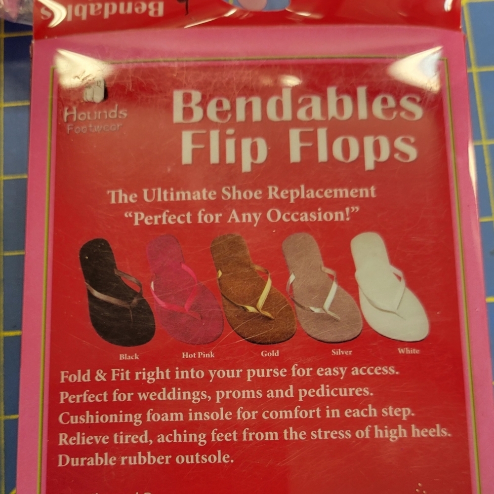 Hounds Bendables Flip Flops w Bags - Black - Picture 2 of 3